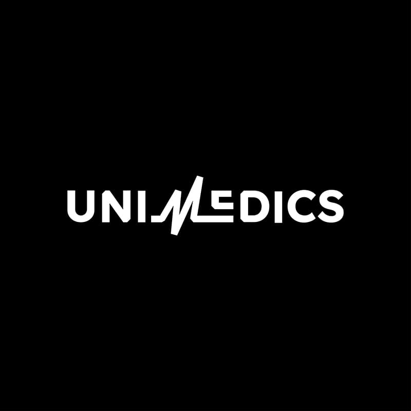 Wordmark of the Unimedics startup, it really like how the brandmark and the wordmark balanced out each other.